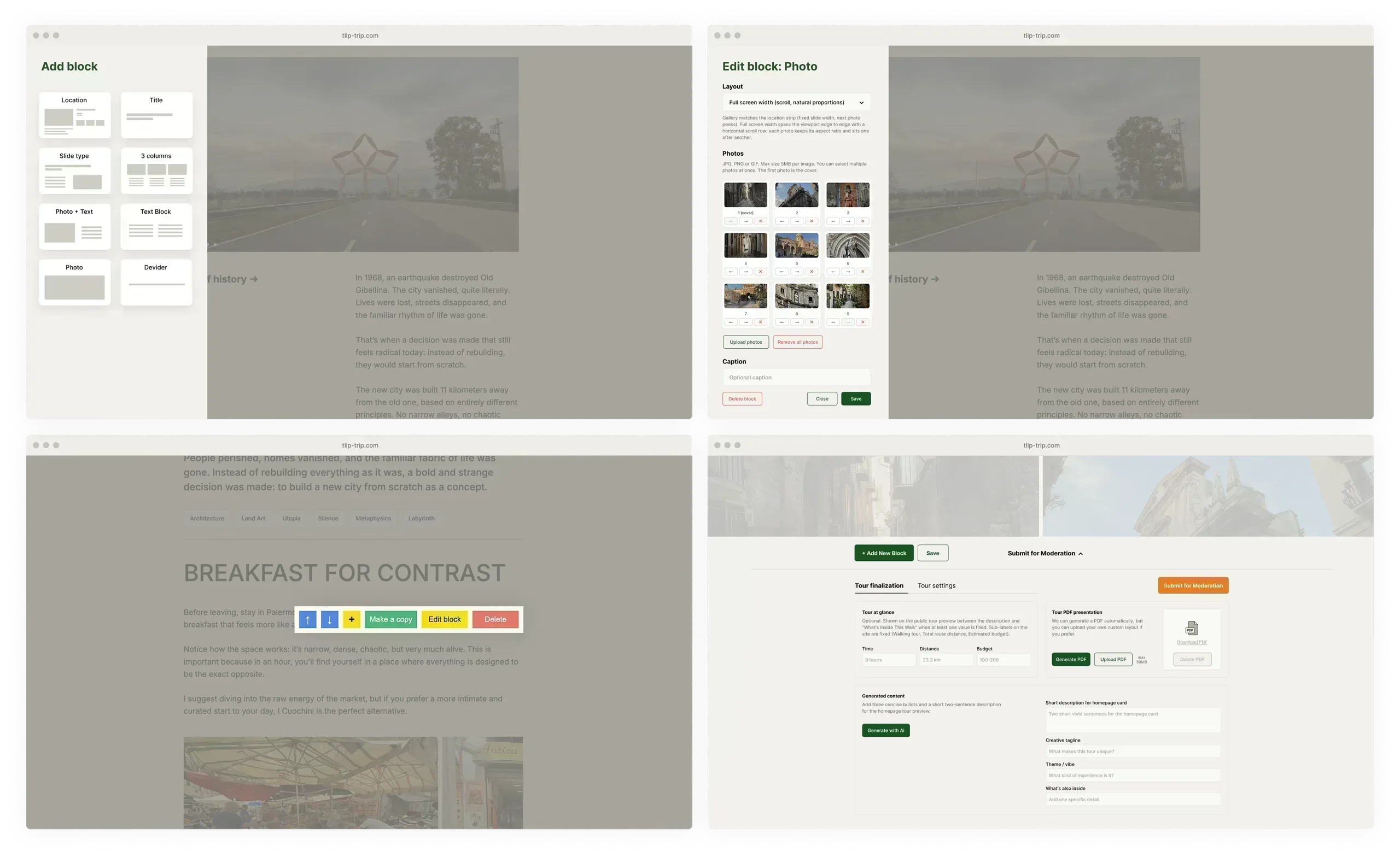 Trip Visualizer overview